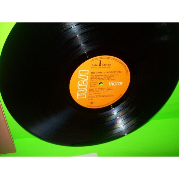 The Sweet Biggest Hits Vinyl LP Record Glam Rock German Pressing Steve Priest - Picture 5 of 12